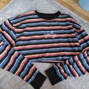 Cropped Apathy Long Sleeve Shirt